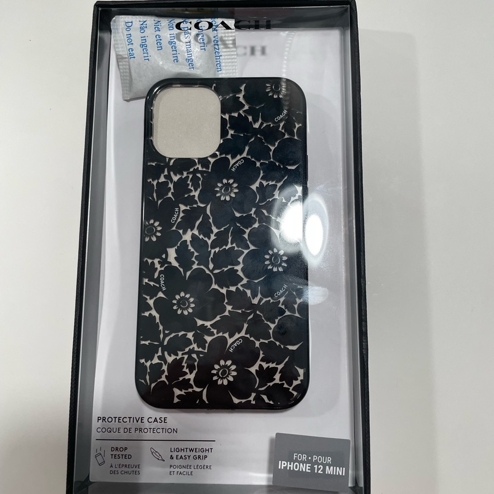 New in box, iPhone 12 mini floral case.